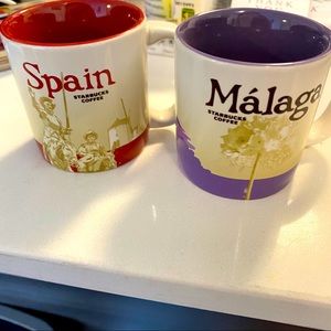 Starbucks You Are Here mini Mugs